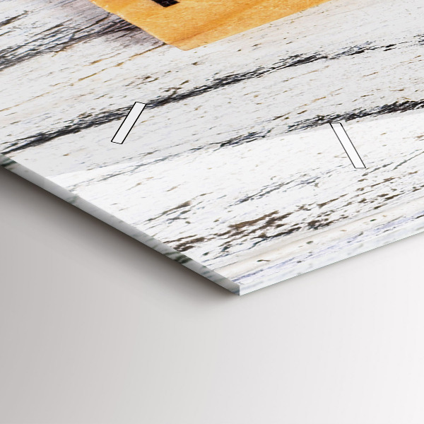 Zegar ścienny poziomy Rodzina