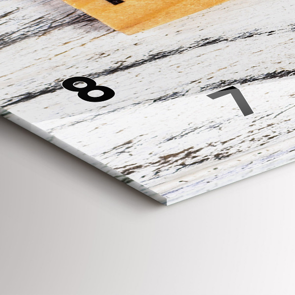 Zegar ścienny poziomy Rodzina