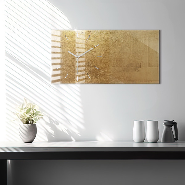 Zegar ścienny poziomy Dekoracyjne płótno