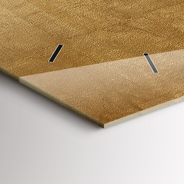 Zegar ścienny poziomy Dekoracyjne płótno