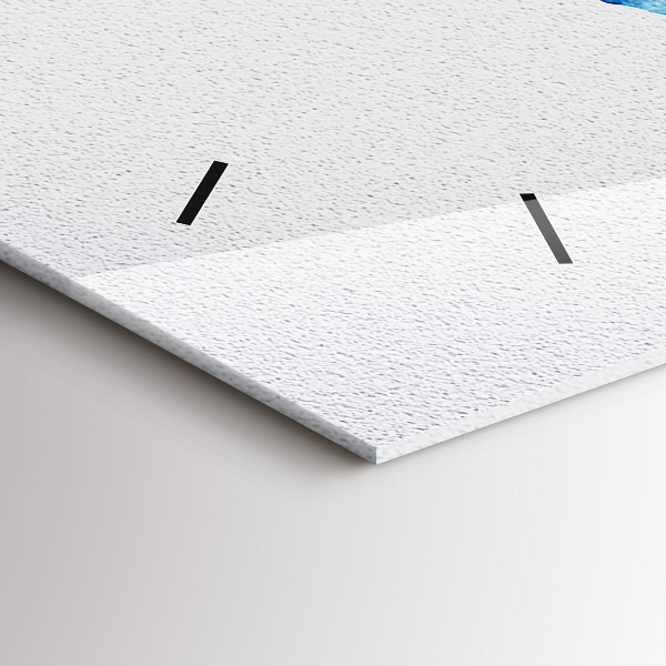 Zegar ścienny poziomy Mapa świata akwarele