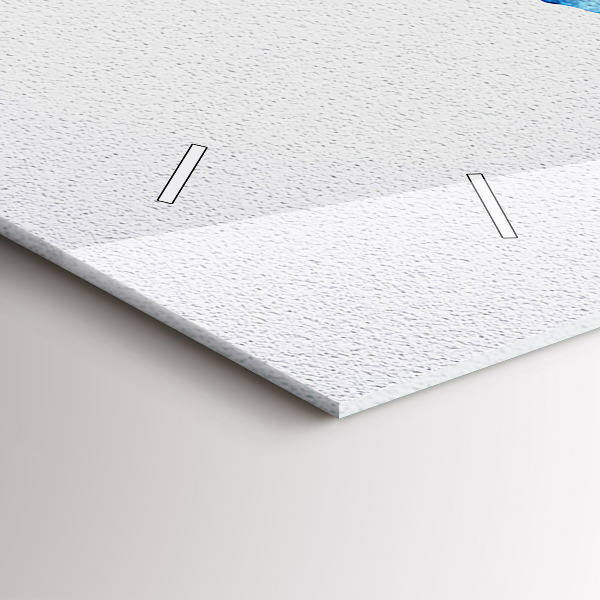 Zegar ścienny poziomy Mapa świata akwarele