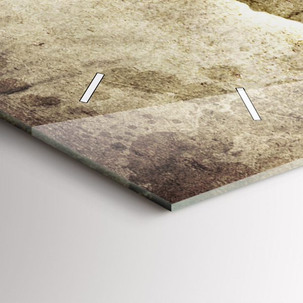 Zegar ścienny poziomy Mapa świata