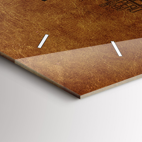 Zegar ścienny poziomy Nazwy krajów mapa