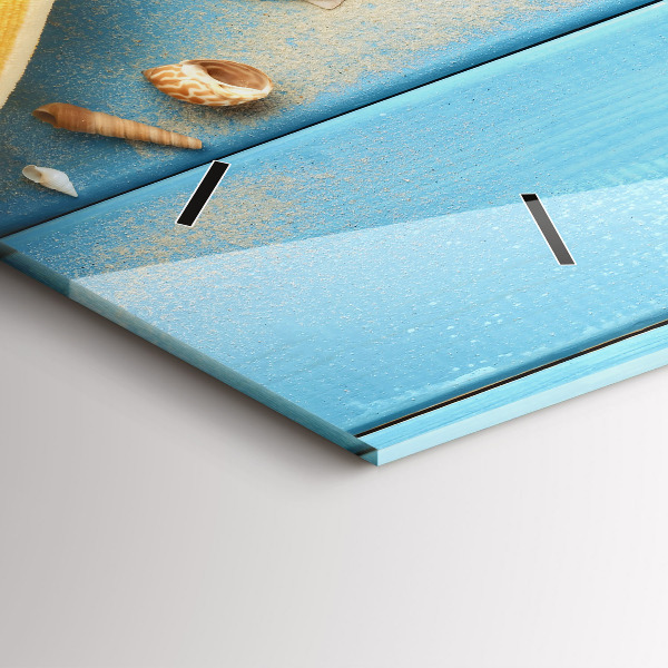 Zegar ścienny poziomy Akcesoria plażowe