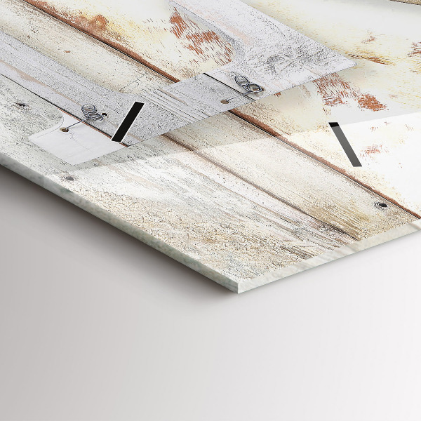 Zegar ścienny poziomy Napis miłość