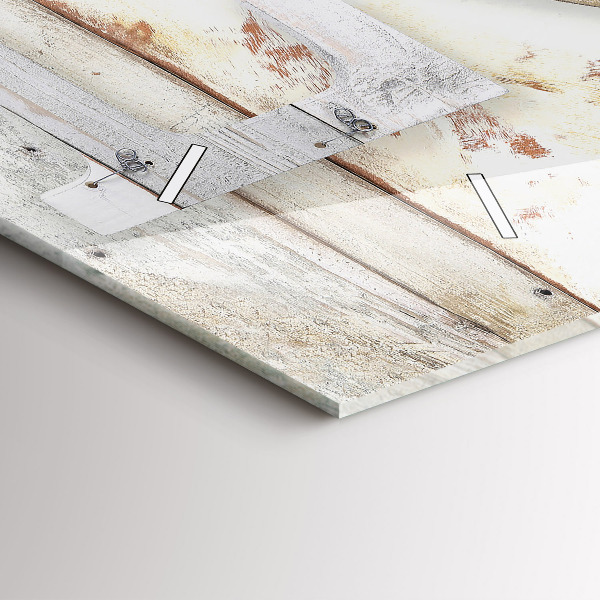 Zegar ścienny poziomy Napis miłość