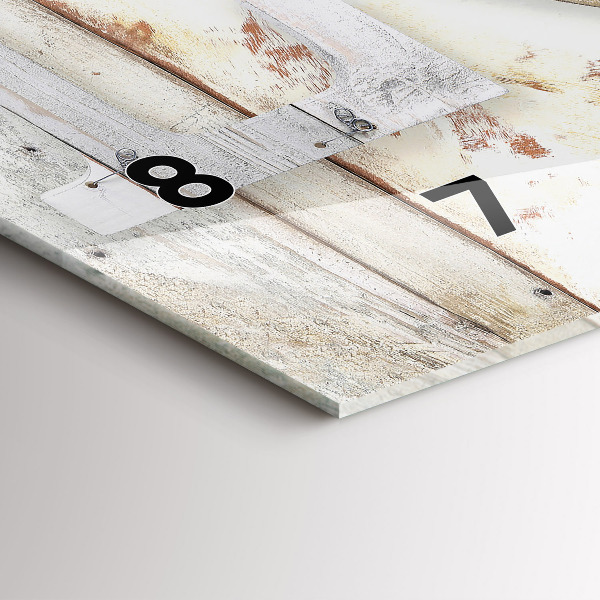 Zegar ścienny poziomy Napis miłość