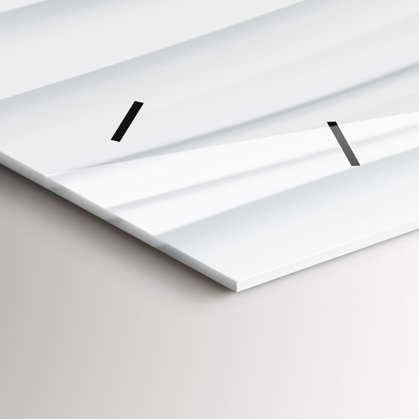 Zegar ścienny poziomy Fale tekstura