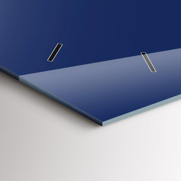 Zegar poziomy Kolor granatowy