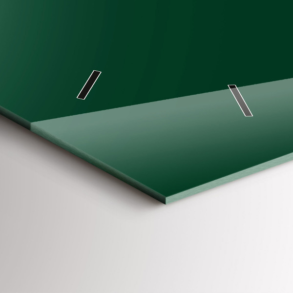 Zegar poziomy Kolor butelkowa zieleń