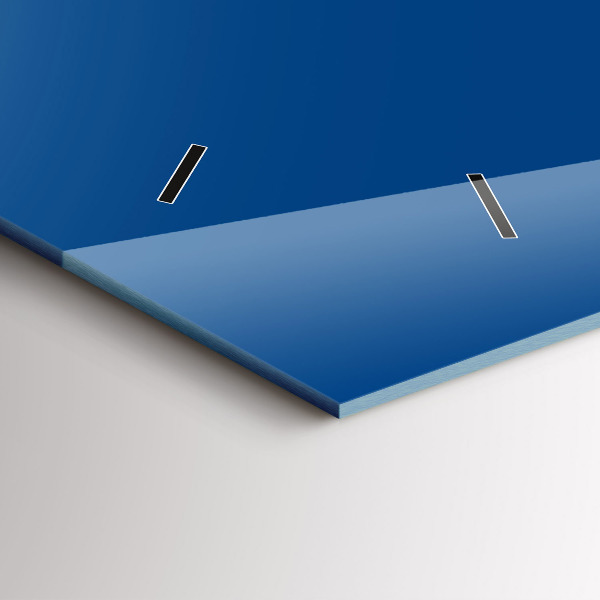 Zegar poziomy Kolor niebieski