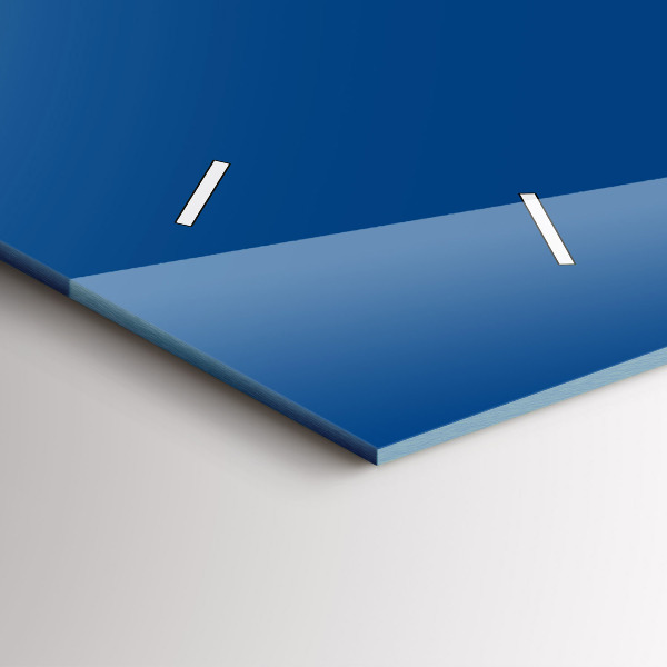 Zegar poziomy Kolor niebieski