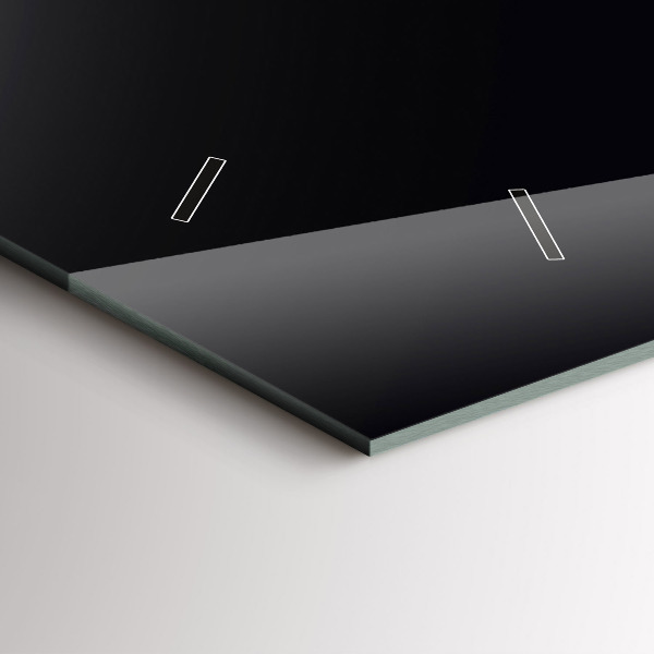 Zegar poziomy Kolor czarny