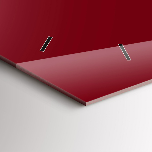 Zegar poziomy Kolor burgundowy