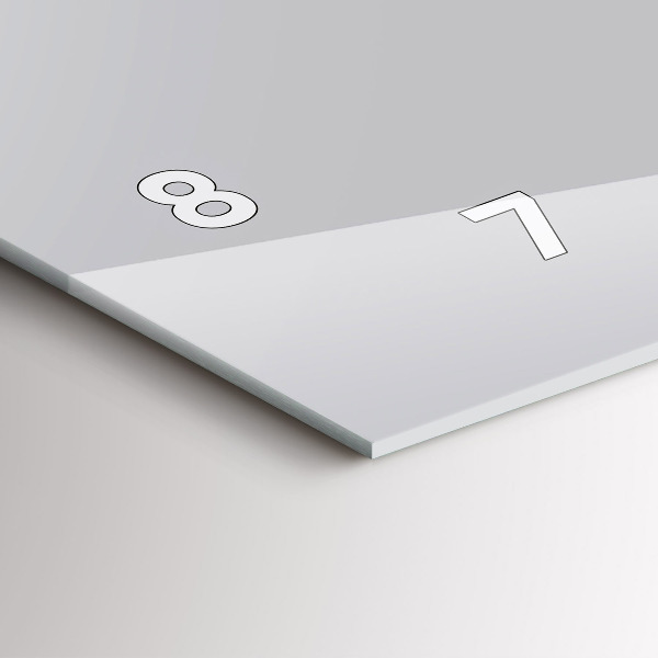 Zegar poziomy Kolor jasny szary