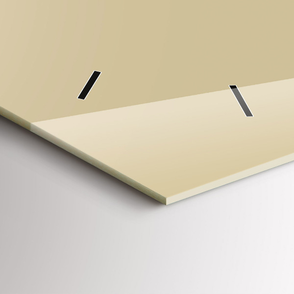 Zegar poziomy Kolor beżowy