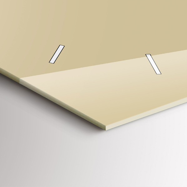 Zegar poziomy Kolor beżowy