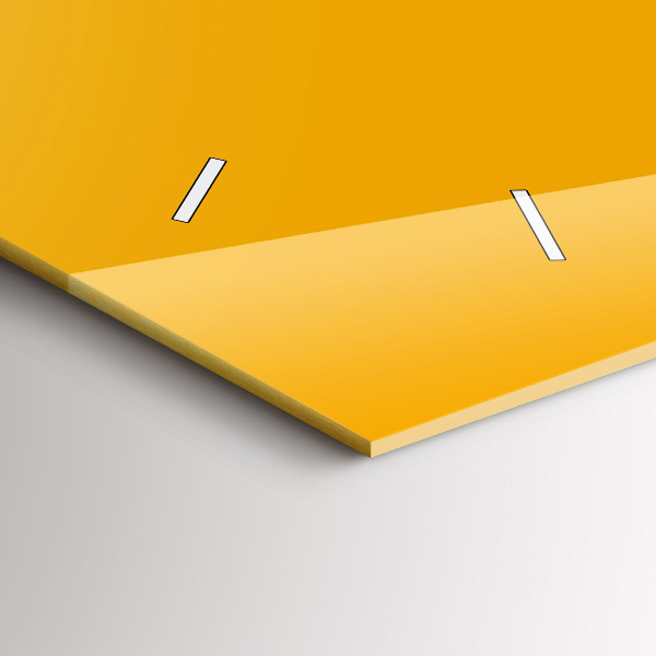 Zegar poziomy Kolor złoto-żółty