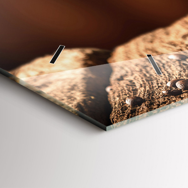 Zegar poziomy Filiżanka kawy