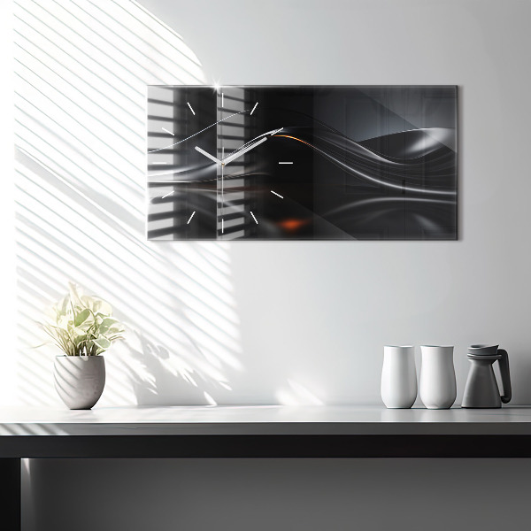 Zegar poziomy Abstrakcja