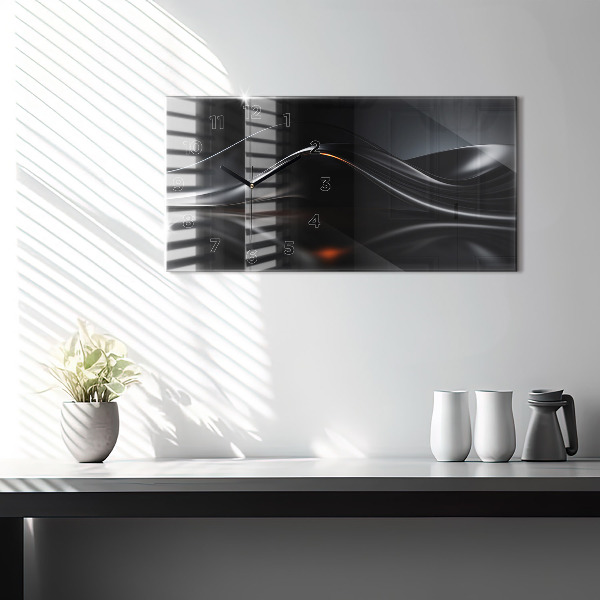 Zegar poziomy Abstrakcja