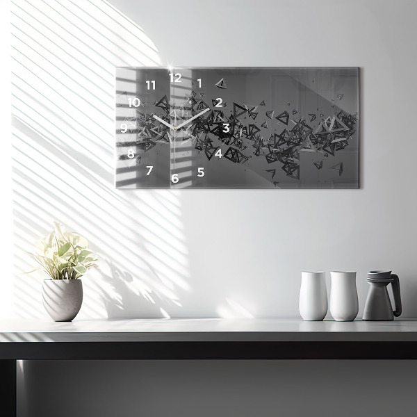 Zegar poziomy Abstrakcja