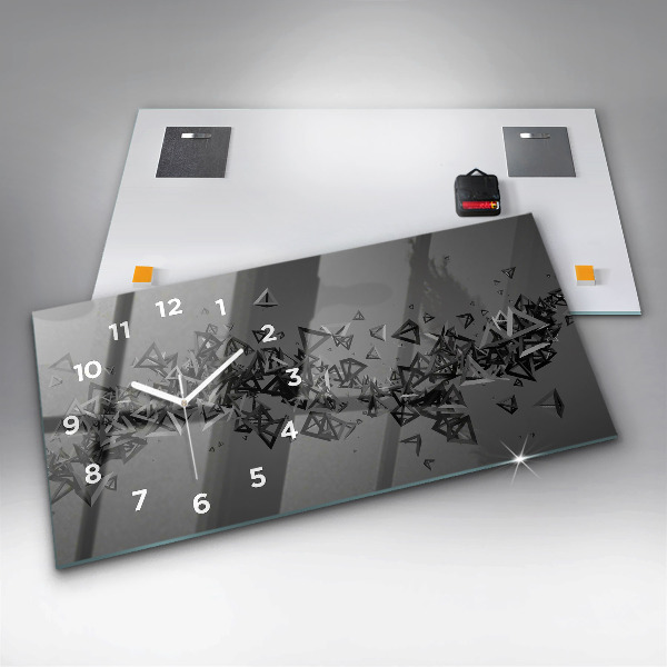 Zegar poziomy Abstrakcja