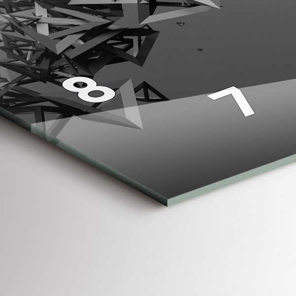 Zegar poziomy Abstrakcja