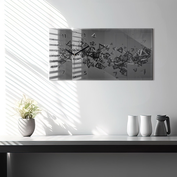 Zegar poziomy Abstrakcja