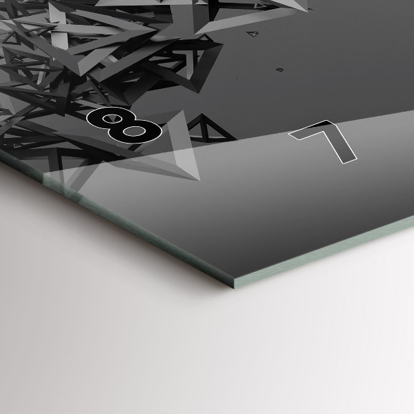 Zegar poziomy Abstrakcja