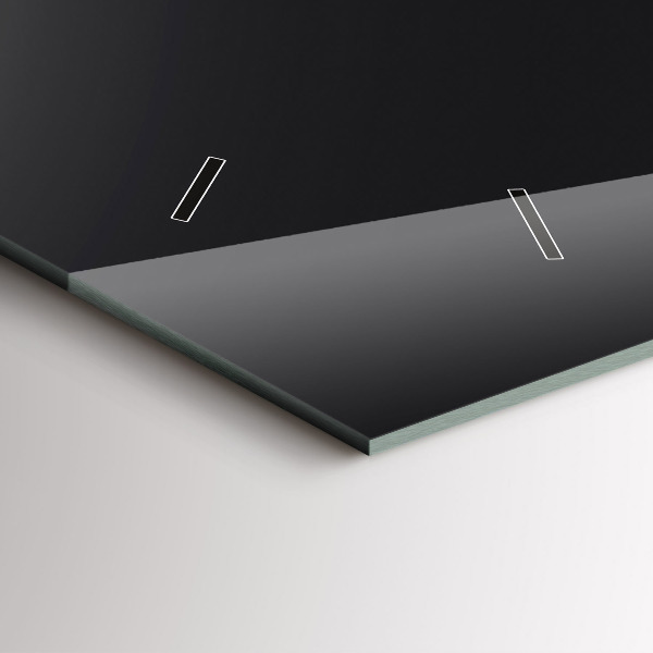 Zegar szklany poziomy Fazy księżyca i owad