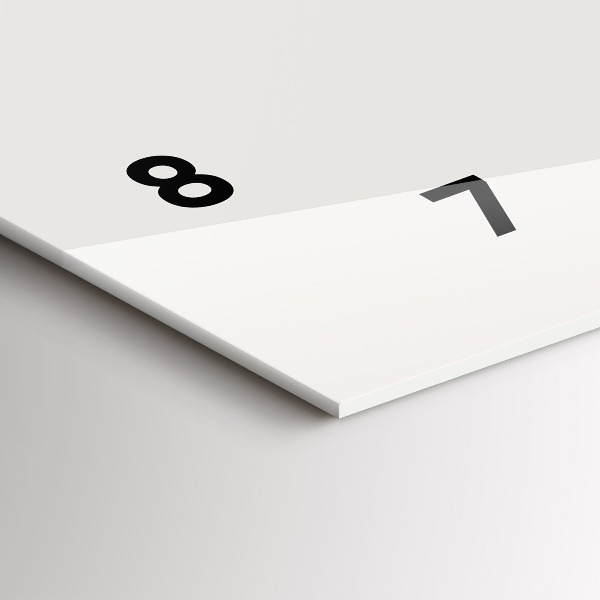 Zegar szklany poziomy Fazy księżyca