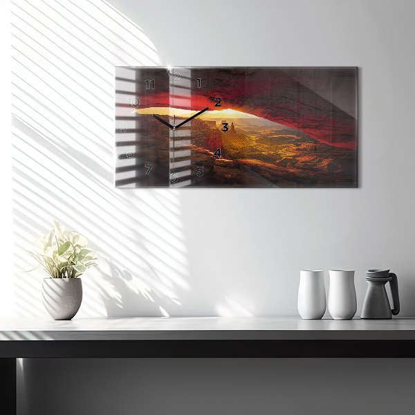 Zegar ścienny poziomy Wielki Kanion Arizona