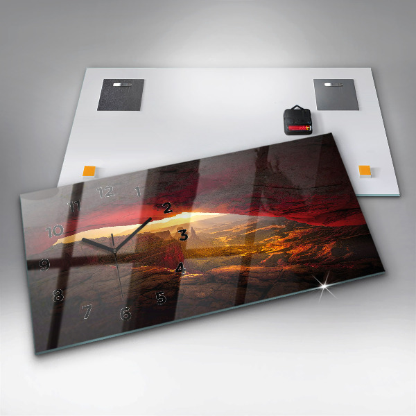 Zegar ścienny poziomy Wielki Kanion Arizona