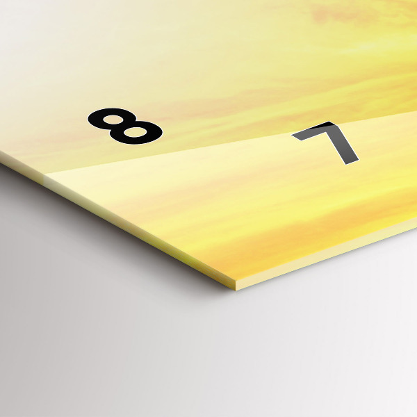 Zegar ścienny poziomy Wieża Eiffla w Paryżu