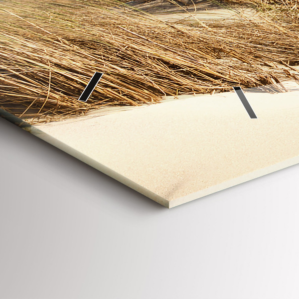 Zegar ścienny poziomy Widok na plażę