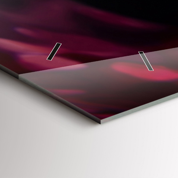 Zegar ścienny poziomy Wino