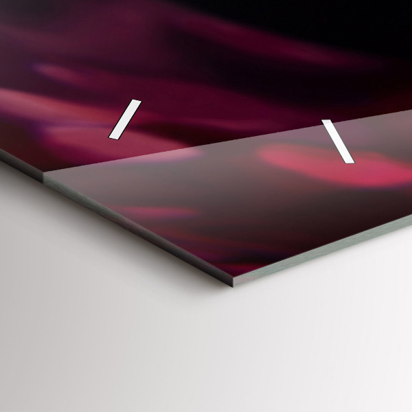 Zegar ścienny poziomy Wino