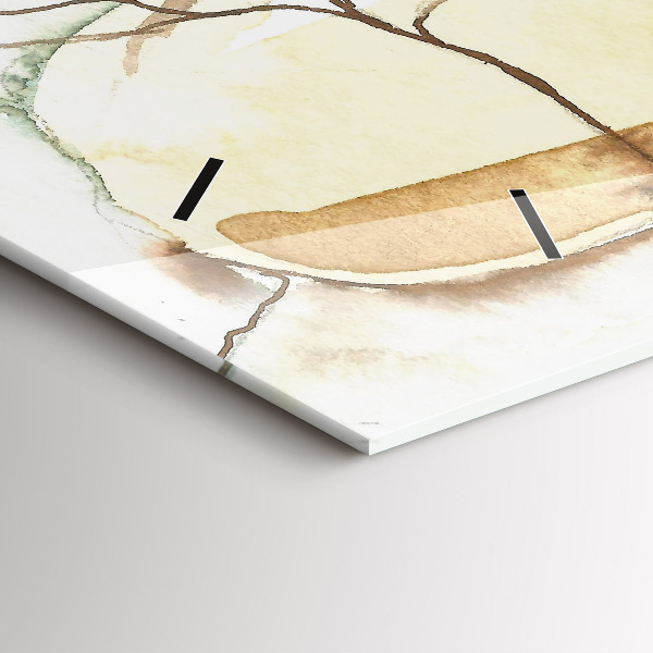 Zegar ścienny poziomy Portret kobiety