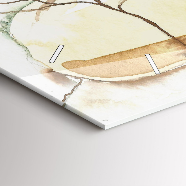 Zegar ścienny poziomy Portret kobiety