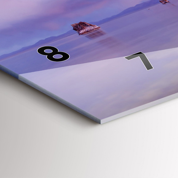 Zegar ścienny poziomy Wschód słońca Kalifornia