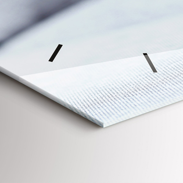 Zegar ścienny poziomy Kot na kanapie