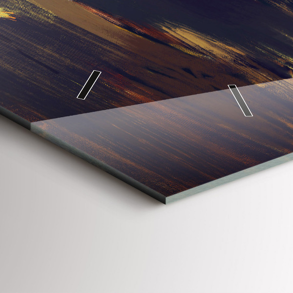 Zegar ścienny poziomy Impresjonizm w sztuce Rynek