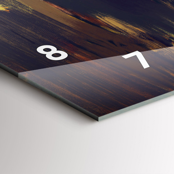 Zegar ścienny poziomy Impresjonizm w sztuce Rynek