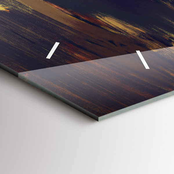 Zegar ścienny poziomy Impresjonizm w sztuce Rynek