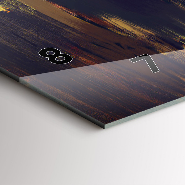 Zegar ścienny poziomy Impresjonizm w sztuce Rynek