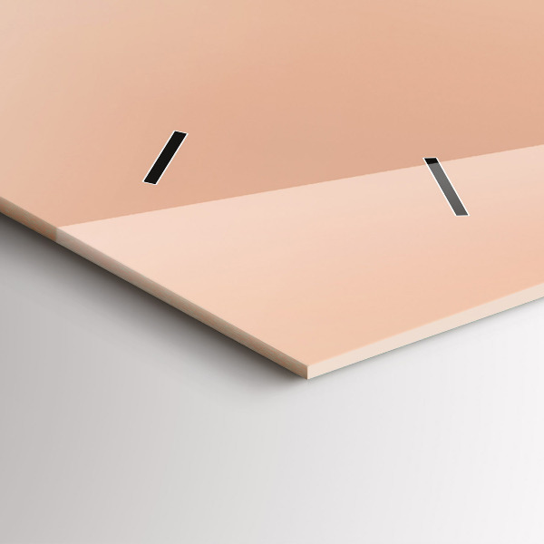 Zegar ścienny poziomy Ilustracja flaminga