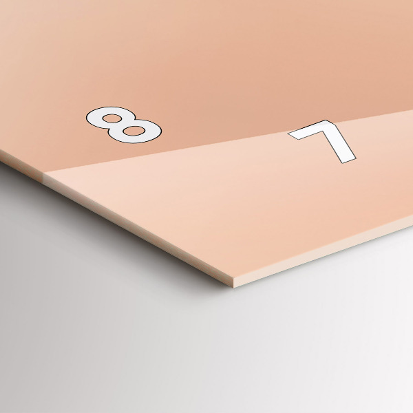 Zegar ścienny poziomy Ilustracja flaminga