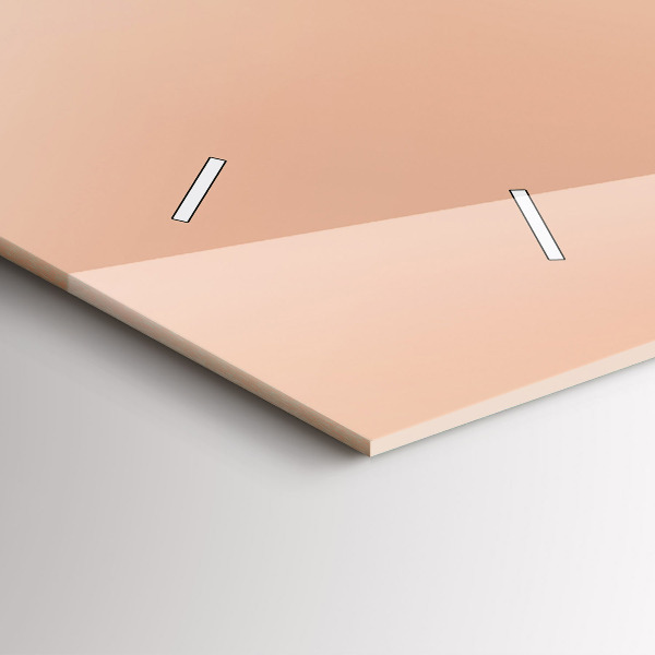 Zegar ścienny poziomy Ilustracja flaminga